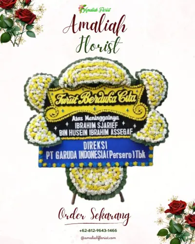 Papan Bunga Duka di Pabean