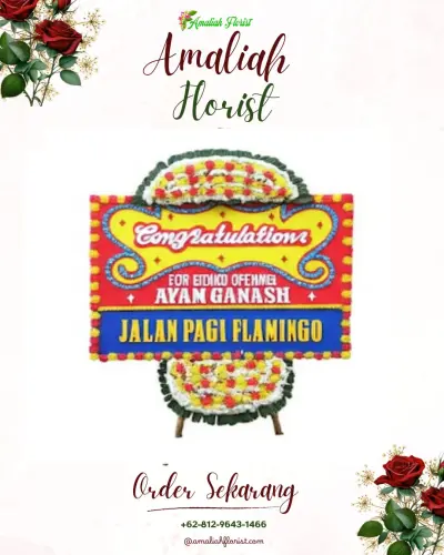 Bunga Papan Congratulation di Pabean